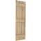 Ekena Millwork Americraft 4-Board, 3 Batten Exterior Real Wood Spaced Board-n-Batten Shutters, ARW401SB415X78UNH, PR ARW401SB415X78UNH - alternate 6
